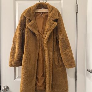 Cozy Brown Faux Fur Coat